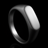 The Signet Brushed Steel — 3/4
